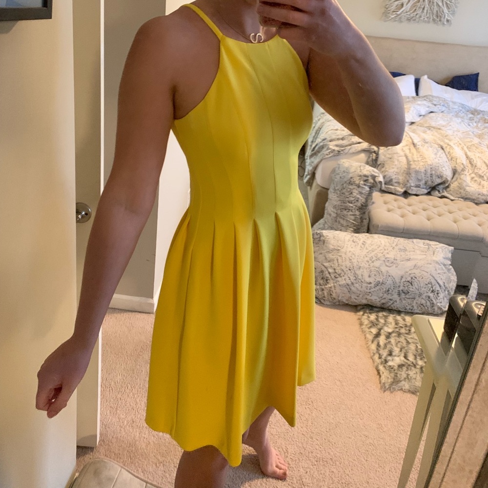 Calvin Klein yellow dress size 6